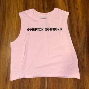 Compton Cowboys Pink Muscle Tee